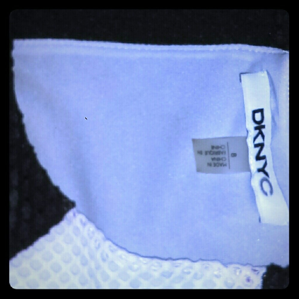 Black and White mesh dress